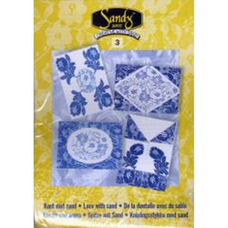 Jeje Lace With Sand Set 3 Blue - Lilly Grace Crafts