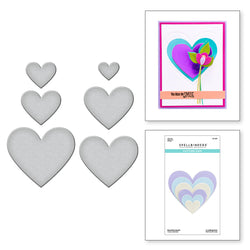 Spellbinders Essential Hearts - Lilly Grace Crafts