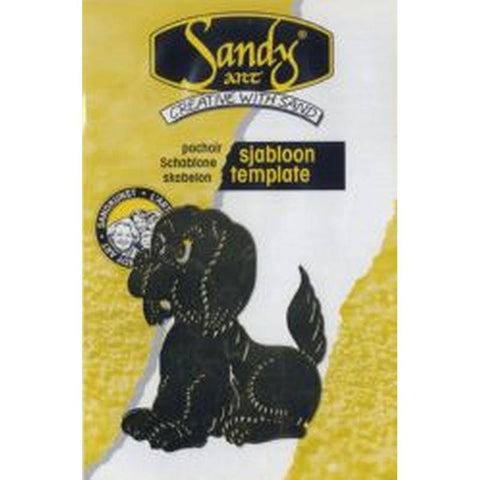 Jeje Sandy Art Template Dog - Lilly Grace Crafts