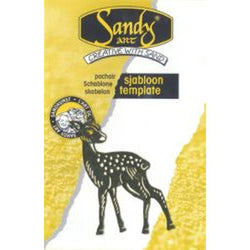 Jeje Sandy Art Template Deer - Lilly Grace Crafts