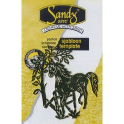 Jeje Sandy Art Template Horse - Lilly Grace Crafts