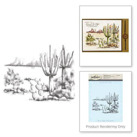 Spellbinder Paper Arts 3D Shading Stamps - Desert - Lilly Grace Crafts