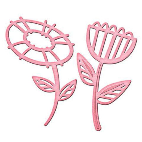 Spellbinder Paper Arts Flower Power 2 In Spire - Shapeabilities - Lilly Grace Crafts