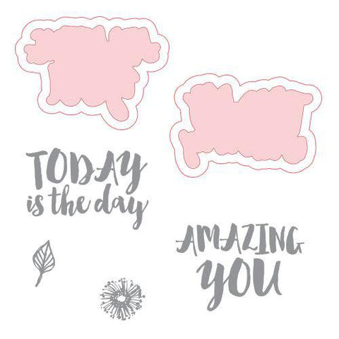 Richard Garay Stamp and Die Set - Amazing You - Lilly Grace Crafts