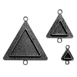 Media Mixage Triangles Two - Silver - Lilly Grace Crafts