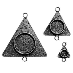 Media Mixage Triangles Three - Silver - Lilly Grace Crafts