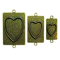 Media Mixage Hearts Two - Bronze - Lilly Grace Crafts