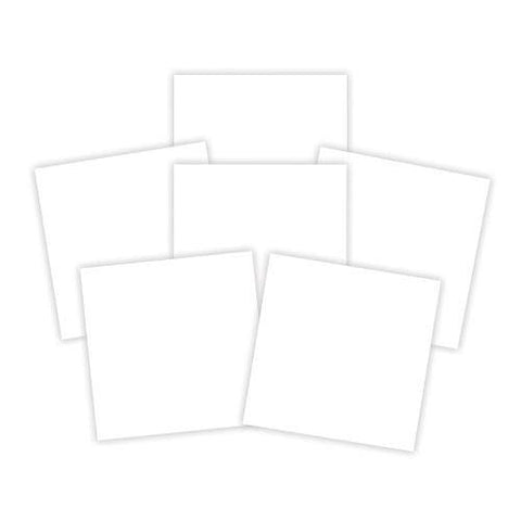 Spellbinder Paper Arts Platinum Pack 6 - 6 in x 6 in White Adhesive Sheets (6 Pieces) - Lilly Grace Crafts
