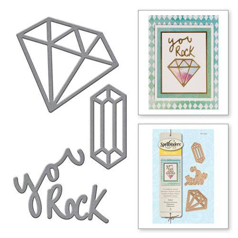 Spellbinder Paper Arts Die D-Lites Gems - Lilly Grace Crafts