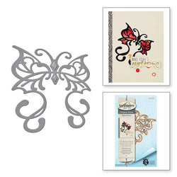 Spellbinder Paper Arts Die D-Lites - Rebel Butterfly Die - Lilly Grace Crafts