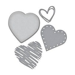 Spellbinder Paper Arts Die D-Lites Hearts - Lilly Grace Crafts