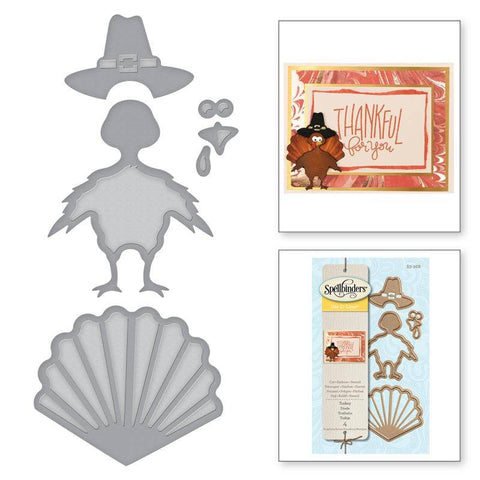 Spellbinder Paper Arts Turkey - Die D-Lites - Lilly Grace Crafts