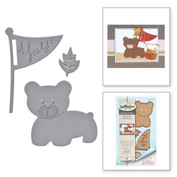 Spellbinder Paper Arts Shapeabilities - Bear Scout - Lilly Grace Crafts