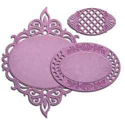 Spellbinder Paper Arts Nestabilities - Majestic Oval - Lilly Grace Crafts