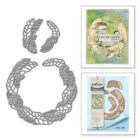 Spellbinder Paper Arts Shapeabilities Palm Leaf Wreath Die - Lilly Grace Crafts