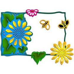 Spellbinders Sunflower Garden - Lilly Grace Crafts