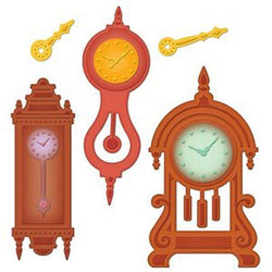 Spellbinders Retro Mod Clocks - Lilly Grace Crafts