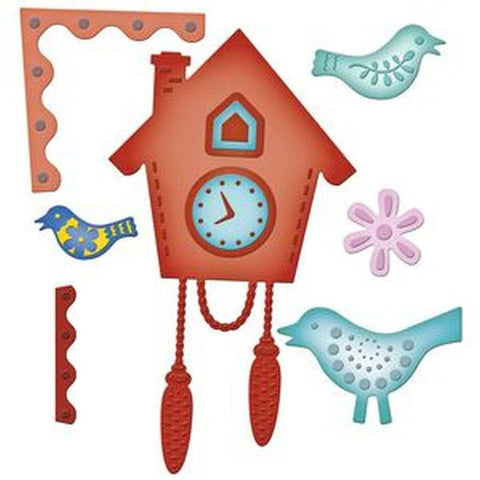 Spellbinders Cuckoo Clock - Lilly Grace Crafts