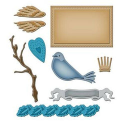 Spellbinders MixD Media Elements ( D) - Lilly Grace Crafts