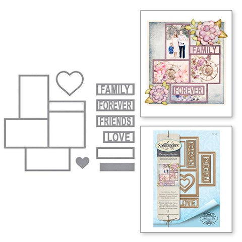 Spellbinder Paper Arts Friends and Family Frames - Shapeabilities - Lilly Grace Crafts