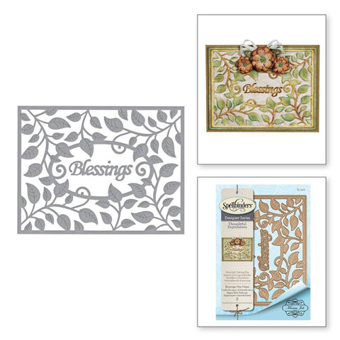 Spellbinder Paper Arts Blessings Vine Frame - Lilly Grace Crafts