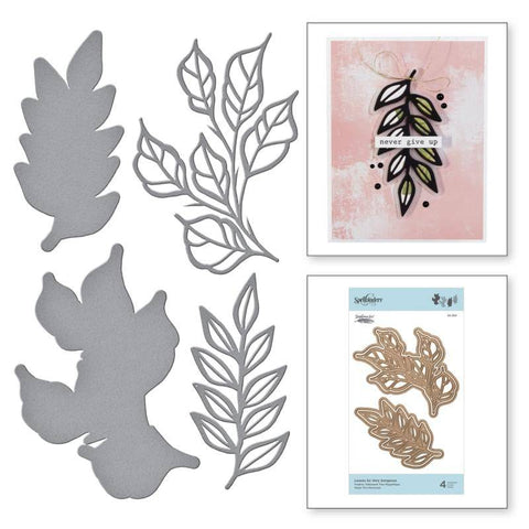 Spellbinder Paper Arts Leaves So Very Gorgeous - Shapeabilities - Lilly Grace Crafts