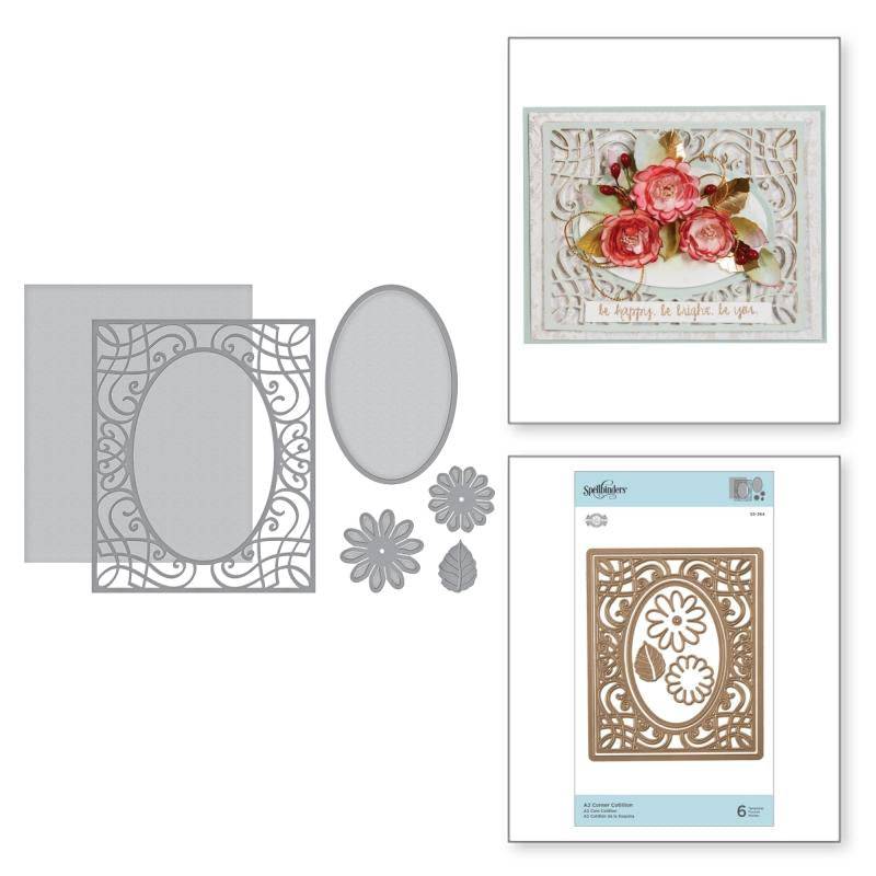 Spellbinder Paper Arts A2 Corner Cotillion | Lilly Grace Crafts