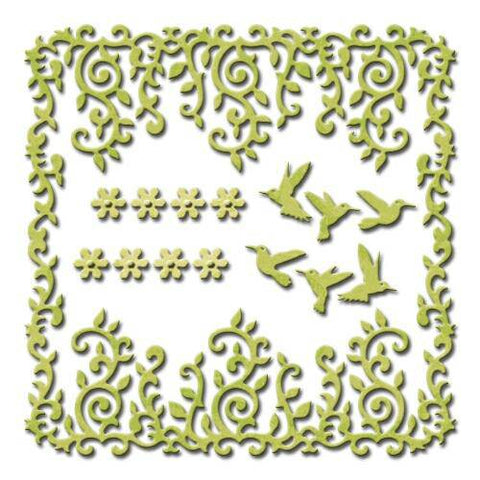 Spellbinder Paper Arts Draping Vines Frame - Shapeabilities - Deco Frames - Lilly Grace Crafts