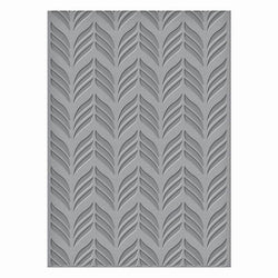 Spellbinder Paper Arts Texture Plate - Deco Chevron - Lilly Grace Crafts