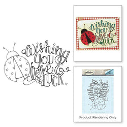 Spellbinder Paper Arts Tammy Tutterow Wishing You Cling Stamps - Lilly Grace Crafts