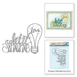 Spellbinder Paper Arts Tammy Tutterow Let it Shine Cling Stamps - Lilly Grace Crafts