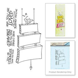 Spellbinder Paper Arts Singing Bird Cling Stamp - Lilly Grace Crafts