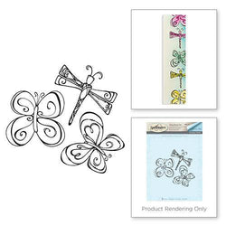 Spellbinder Paper Arts Butterfly Cling Stamp - Lilly Grace Crafts