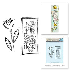 Spellbinder Paper Arts Take Delight Cling Stamp - Lilly Grace Crafts