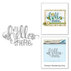 Spellbinder Paper Arts Hello There - Stamps - Tammy Tutterow - Lilly Grace Crafts