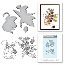 Spellbinder Paper Arts Stamp and Die Set - Mouse - Lilly Grace Crafts