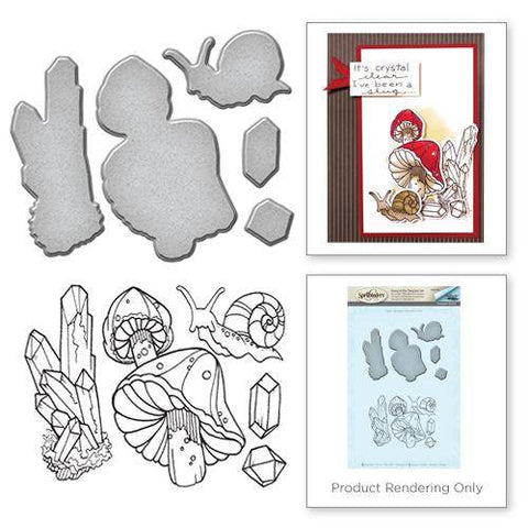 Spellbinder Paper Arts Stamp and Die Set - Snail - Lilly Grace Crafts