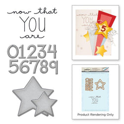 Spellbinder Paper Arts Stamp and Die Set - Count the Stars - Lilly Grace Crafts