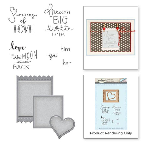 Spellbinder Paper Arts Stamp and Die Set - Labels of Love - Lilly Grace Crafts