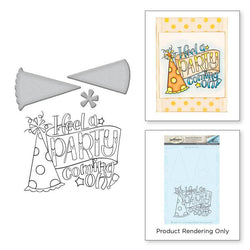 Spellbinder Paper Arts Party - Stamp and Die Sets - Lilly Grace Crafts