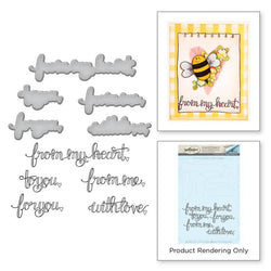 Spellbinder Paper Arts Sentiments II - Stamp and Die Sets - Lilly Grace Crafts