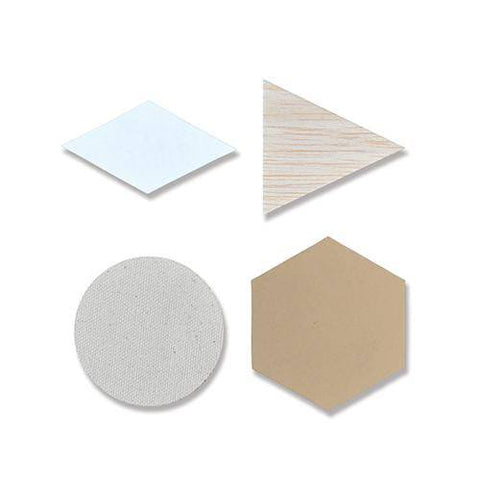 Spellbinder Paper Arts Spellbinders Steel Rule Die-Hexagon, Diamond, Circle, Triangle - Lilly Grace Crafts