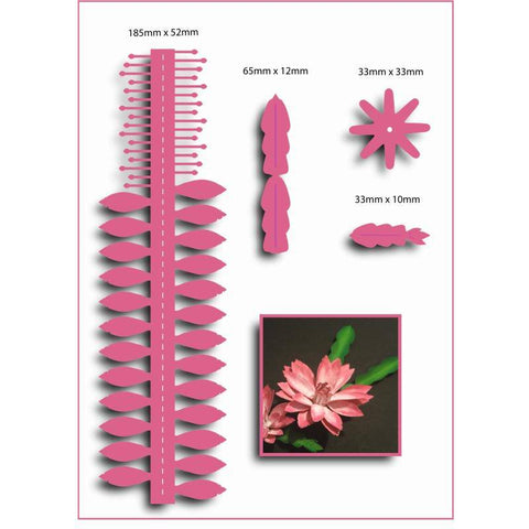 Sharon Callis Crafts Christmas Cactus Flower - Large - Lilly Grace Crafts