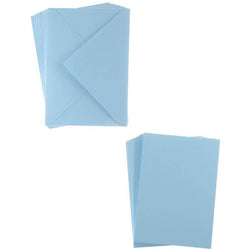 Sweet Dixie Blue A6 Card and Envelope Packs (10) - Lilly Grace Crafts