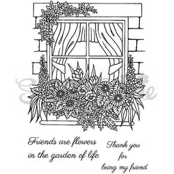 Sweet Dixie Friends and Flowers Clear Stamp - Lilly Grace Crafts