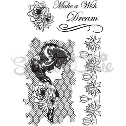 Sweet Dixie Lilly Make A Wish Clear Stamp - Lilly Grace Crafts