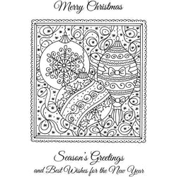 Sweet Dixie Baubles in Frame - Clear Stamps - Lilly Grace Crafts