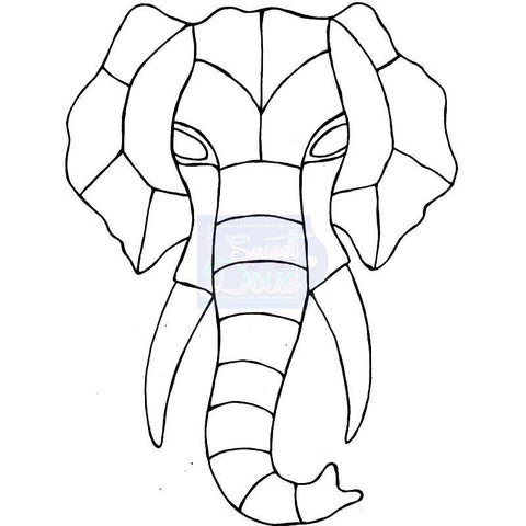 Sweet Dixie Zendoodle - Elephant Head - Lilly Grace Crafts