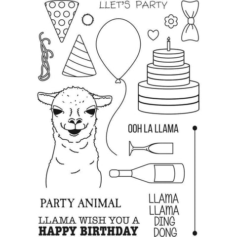 Sweet Dixie Party Animal - Clear Stamp - Lilly Grace Crafts