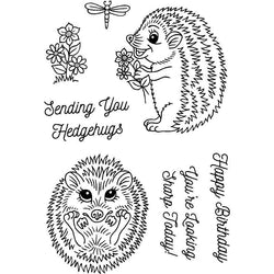 Sweet Dixie Sending You Hedgehugs - Clear Stamp - Lilly Grace Crafts